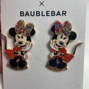 Disney x Baublebar Minnie Mouse Orange Earrings